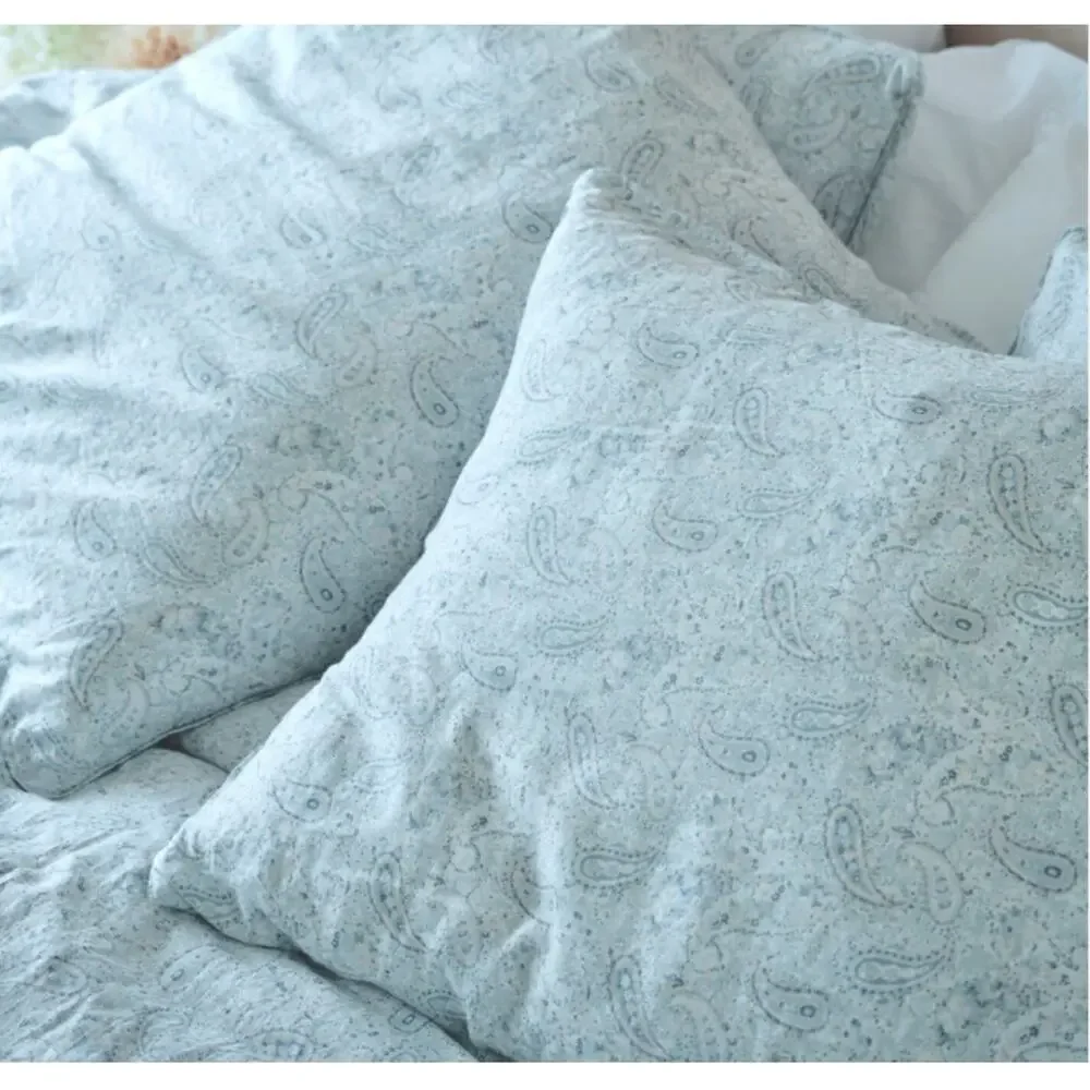 Rachel Ashwell Shabby Chic Couture Paisley Blue White Teal White LINEN By Yard